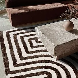 Shaggy szőnyeg - Volos (krém/barna)