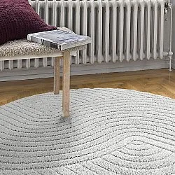 Kerek szőnyegek - Wendy (világos szürke)