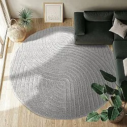 Kerek szőnyegek - Wendy (világos szürke)
