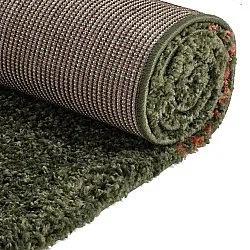 Shaggy szőnyeg - Zagora (zöld/narancs)