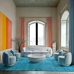 Shaggy szőnyeg - Zoe (türkiz)