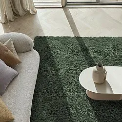 Shaggy szőnyeg - Combarro Solid Cotton Shaggy (zöld)