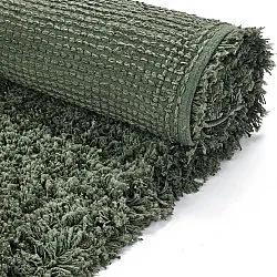 Shaggy szőnyeg - Combarro Solid Cotton Shaggy (zöld)