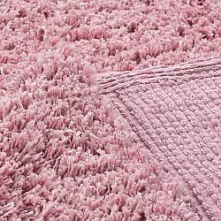Shaggy szőnyeg - Combarro Solid Cotton Shaggy (világos rózsaszín)