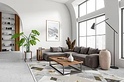 Wilton szőnyeg - Samos (szürke/többszínű)