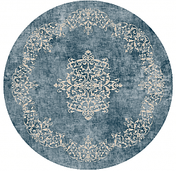 Kerek szőnyeg - Santi (kék/bezs)