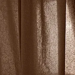 Függöny 2 db-os csomag - Pamut függöny Selena (sötétbarna)