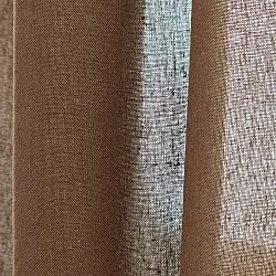 Függöny 2 db-os csomag - Pamut függöny Selena (sötétbarna)