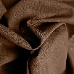 Függöny 2 db-os csomag - Pamut függöny Selena (sötétbarna)