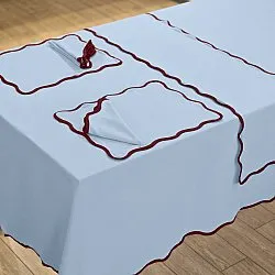 Szalvéták - 4 darabos Ruhaszalvéta Yrsa (kék)