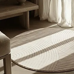 Kerek szőnyeg - Devon (krém)