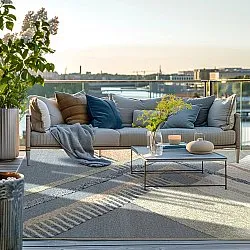 Beltéri és kültéri szőnyeg - Trivia (kék/többszínű)