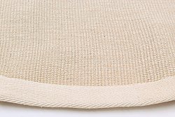 Kerek szizál szőnyeg - Agave (elefántcsont)