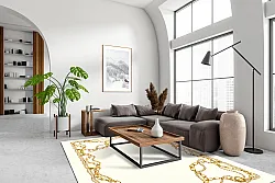 Wilton szőnyeg - Silea (fehér/arany)