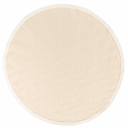 Kerek szizál szőnyeg - Agave (természetes fehér)
