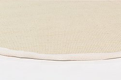 Kerek szizál szőnyeg - Agave (természetes fehér)