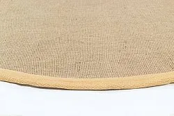 Kerek szizál szőnyeg - Agave (világos taupe)
