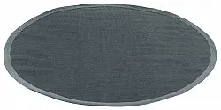 Kerek szizál szőnyeg - Agave (sötétszürke)