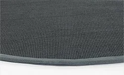 Kerek szizál szőnyeg - Agave (sötétszürke)