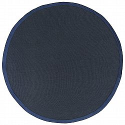 Kerek szizál szőnyeg - Agave (sötétkék)
