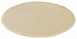 Kerek szizál szőnyeg - Agave (taupe)
