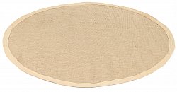 Kerek szizál szőnyeg - Agave (bézs/bézs)