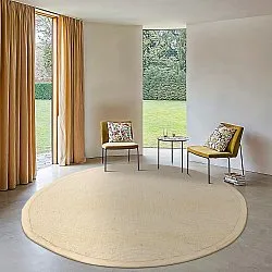 Kerek szizál szőnyeg - Agave (taupe)
