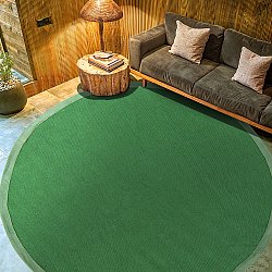 Kerek szizál szőnyeg - Agave (zöld)