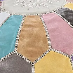 Ülőpuff - Marokkói bőrpuff (multi) 02