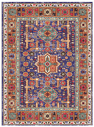 Wilton szőnyeg - Patnos (kék/többszínű)