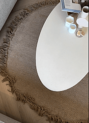 Kerek szőnyeg - Pike (bézs)