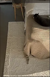 Shaggy szőnyeg - Ebba Natural Cotton Shaggy (offwhite)