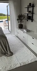 Shaggy szőnyeg - Ebba Natural Cotton Shaggy (offwhite)