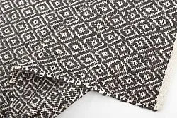 Zsákruha szőnyeg - Puebla (fekete/szürke)