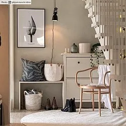 Kerek szőnyeg - Sunayama (fehér)