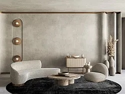 Kerek szőnyeg - Lynton (fekete)