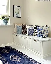 Wilton szőnyeg - Taknis (kék)