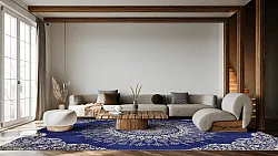 Wilton szőnyeg - Sandrigo (kék/bezs)