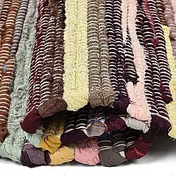 Rongyszőnyeg - Happy (sárga/multi)