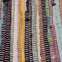 Rongyszőnyeg - Happy (sárga/multi)