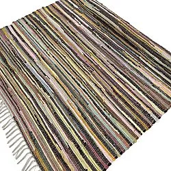 Rongyszőnyeg - Happy (sárga/multi)