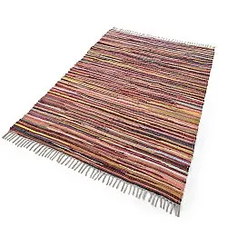 Rongyszőnyeg - Happy (rózsaszín/multi)