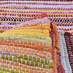 Rongyszőnyeg - Happy (rózsaszín/multi)