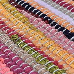 Rongyszőnyeg - Happy (rózsaszín/multi)