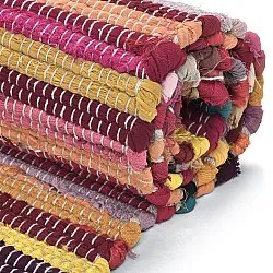 Rongyszőnyeg - Happy (rózsaszín/multi)