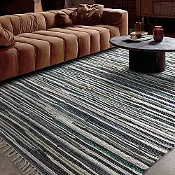 Rongyszőnyeg - Home (kék/multi)