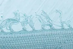 Rongyszőnyeg - Silje (kék/türkiz)