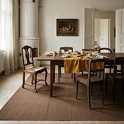 Gyapjúszőnyeg - Charonne Flat Handloom Wool Premium (barna)
