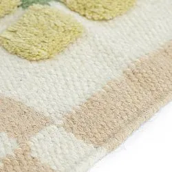 Gyapjúszőnyeg - Lausanne Flatweave Tufted Premium (fehér/bézs)