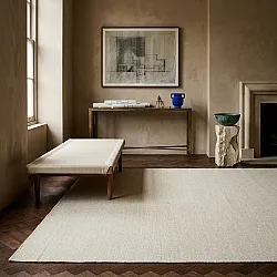 Gyapjúszőnyeg - Charonne Flat Handloom Wool Premium (krém)